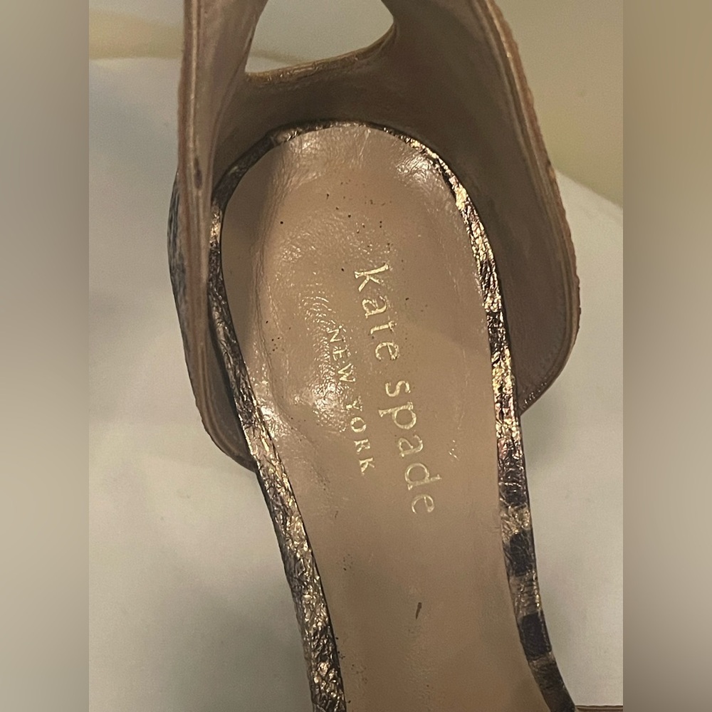 ❤️‍🔥SOLD❤️‍🔥♠️ Kate spade Perry Leopard Print Platform Heels - Picture 4 of 6